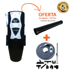 Máquina de Aspiração Central MASTER 1.9 - 2100 W + Kit On/Off 9 mts GV