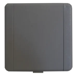 Tomada Europa PVC Cinzento Escuro