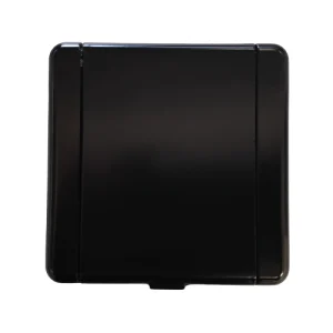 Tomada Europa Metal Preto